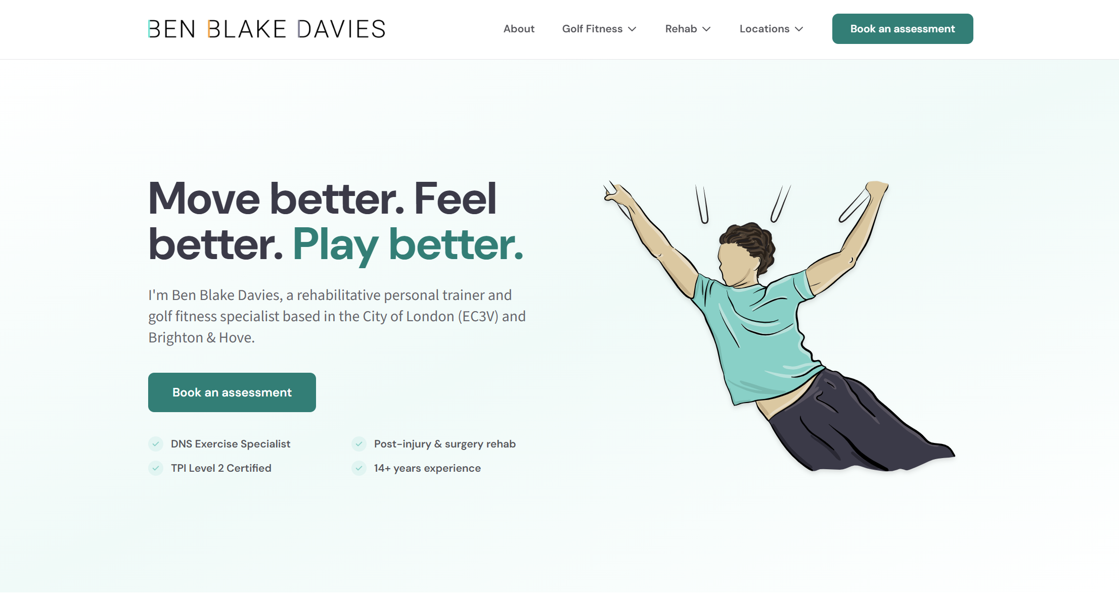 Ben Blake Davies homepage